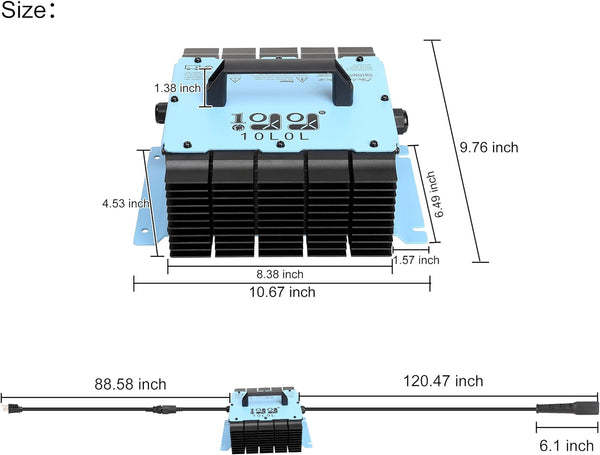 48V 18A Fast Charge Battery Charger for Yamaha G29