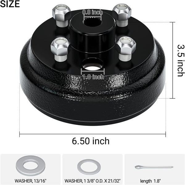 Golf Cart Brake Drum Size