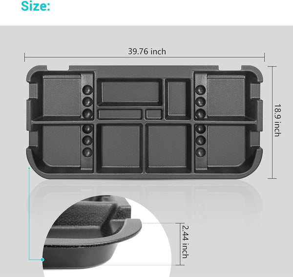 Golf cart under seat storage tray dimensions