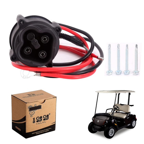 Golf Cart DC 48V Charger Plug & Powerwise for Yamaha G19 G22 2011-up Electric|10L0L
