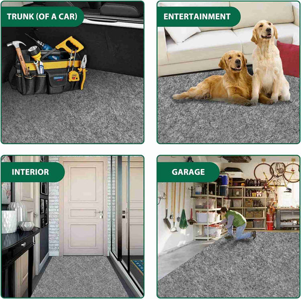 Various application scenarios for golf cart garage mats