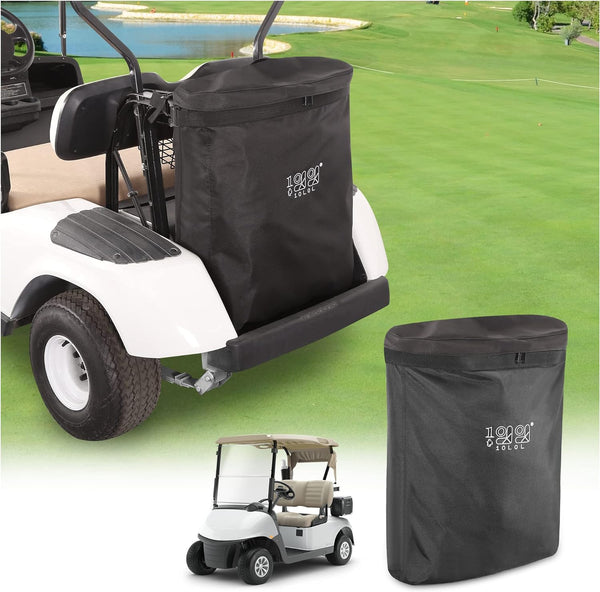 Golf Cart No Drilling 800D PVC Waterproof Rear Bench Storage Bag Box