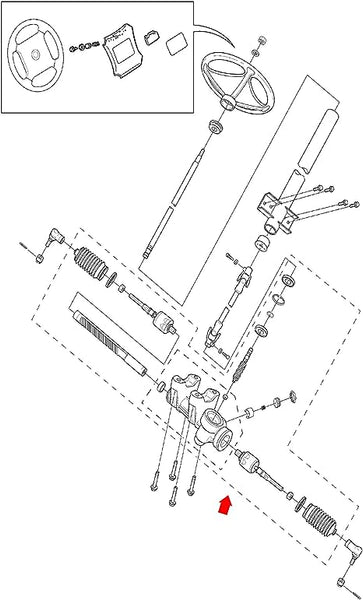 Golf Cart Steering Gear Box