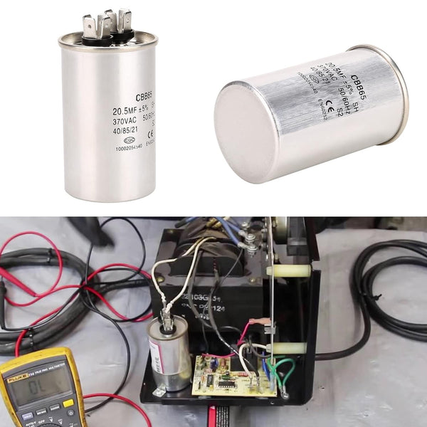 Capacitor 20.5MFD(20MFD) 370VAC for EZGO Club Car Columbia 36 Volt Powerwise or Lester Chargers|10L0L