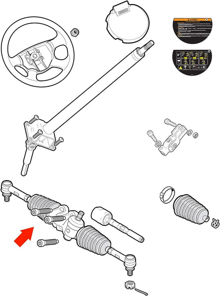 Golf Cart Steering Gear Box Installation