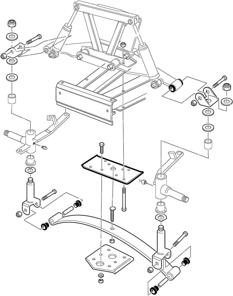Golf Cart Delta Shock Gear Support