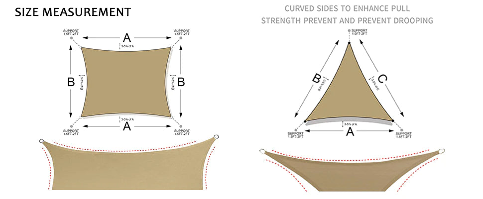 SUNLAX SIZE MEASUREMENT