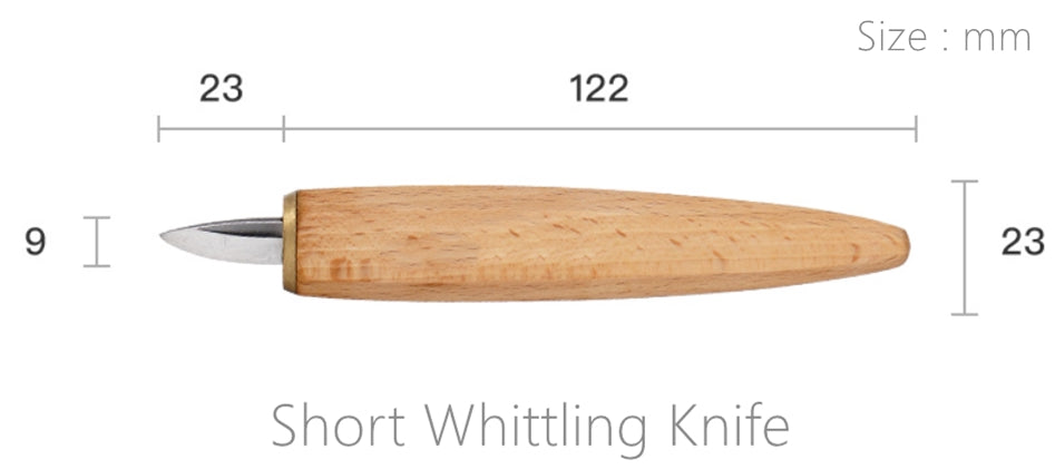 Small wood whittling kit