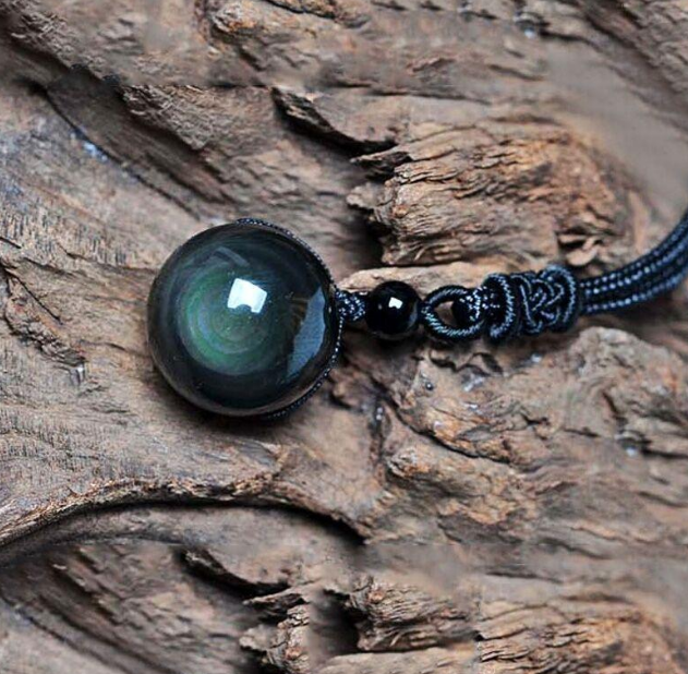 Rainbow Obsidian Necklace For Women