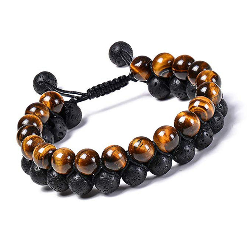 Natural Stone Tiger Eye Bead Bracelets