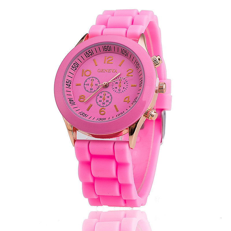 Casual Silicone Quartz Watch For Women