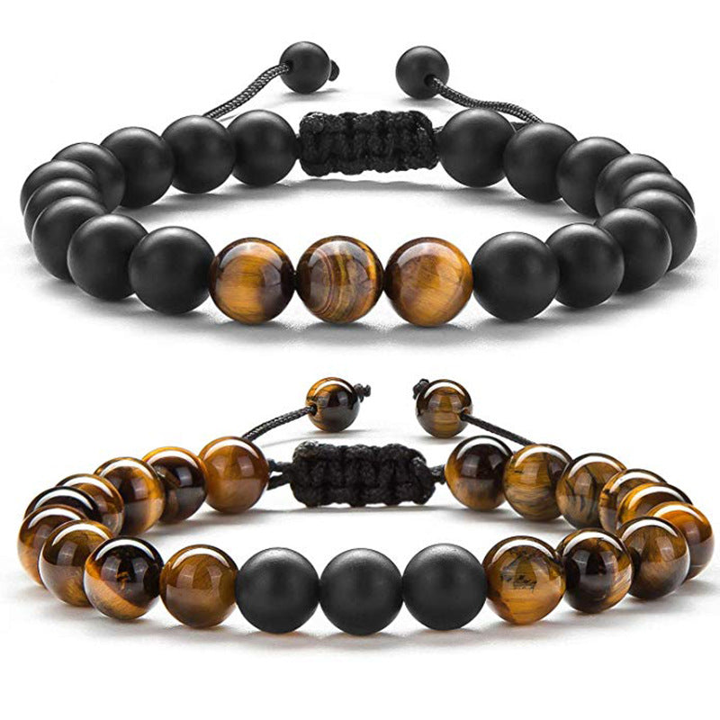 Natural Stone Tiger Eye Bead Bracelets