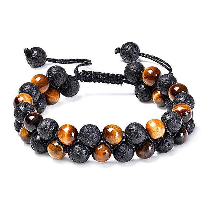 Natural Stone Tiger Eye Bead Bracelets