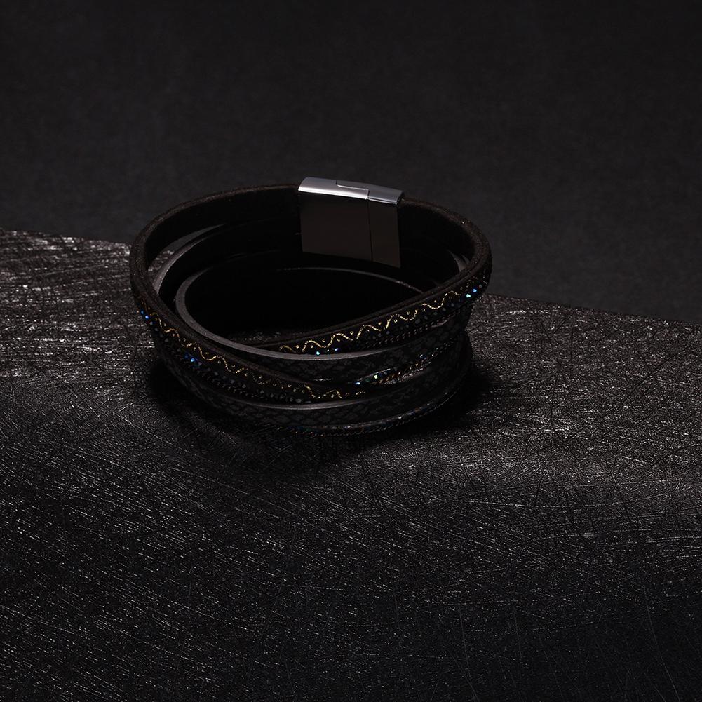 Leather Magnetic Bracelet