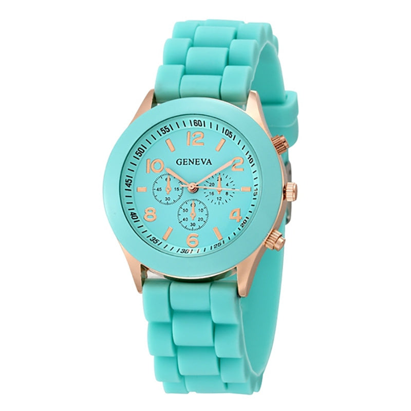 Casual Silicone Quartz Watch For Women