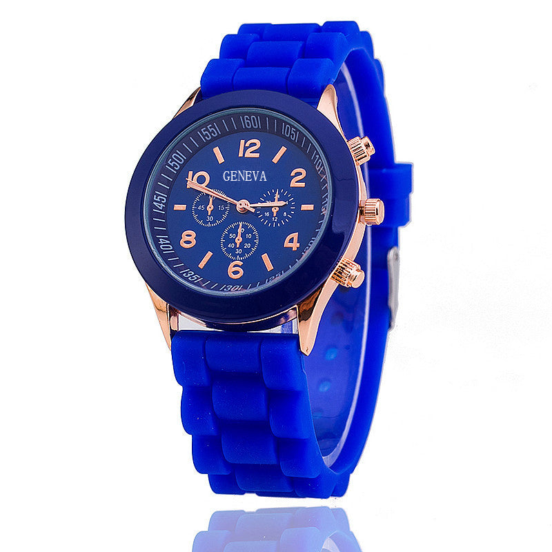 Casual Silicone Quartz Watch For Women