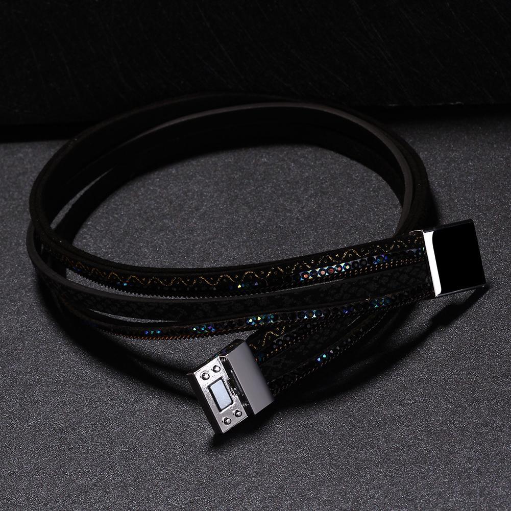 Leather Magnetic Bracelet