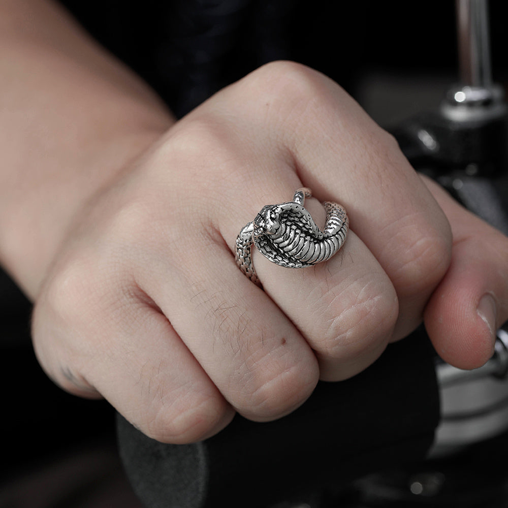 Snake Wrap Ring for Men