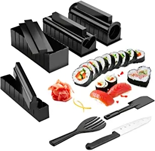 11 Piece Non Stick Professional Sushi Making Kits