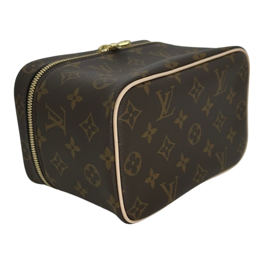 LOUIS VUITTON: Monogram Nice Mini Vanity