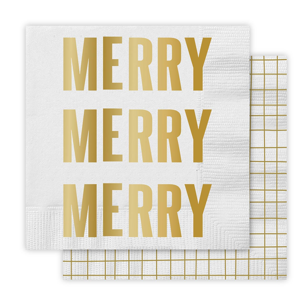 Cocktail Napkins: Merry Merry Merry