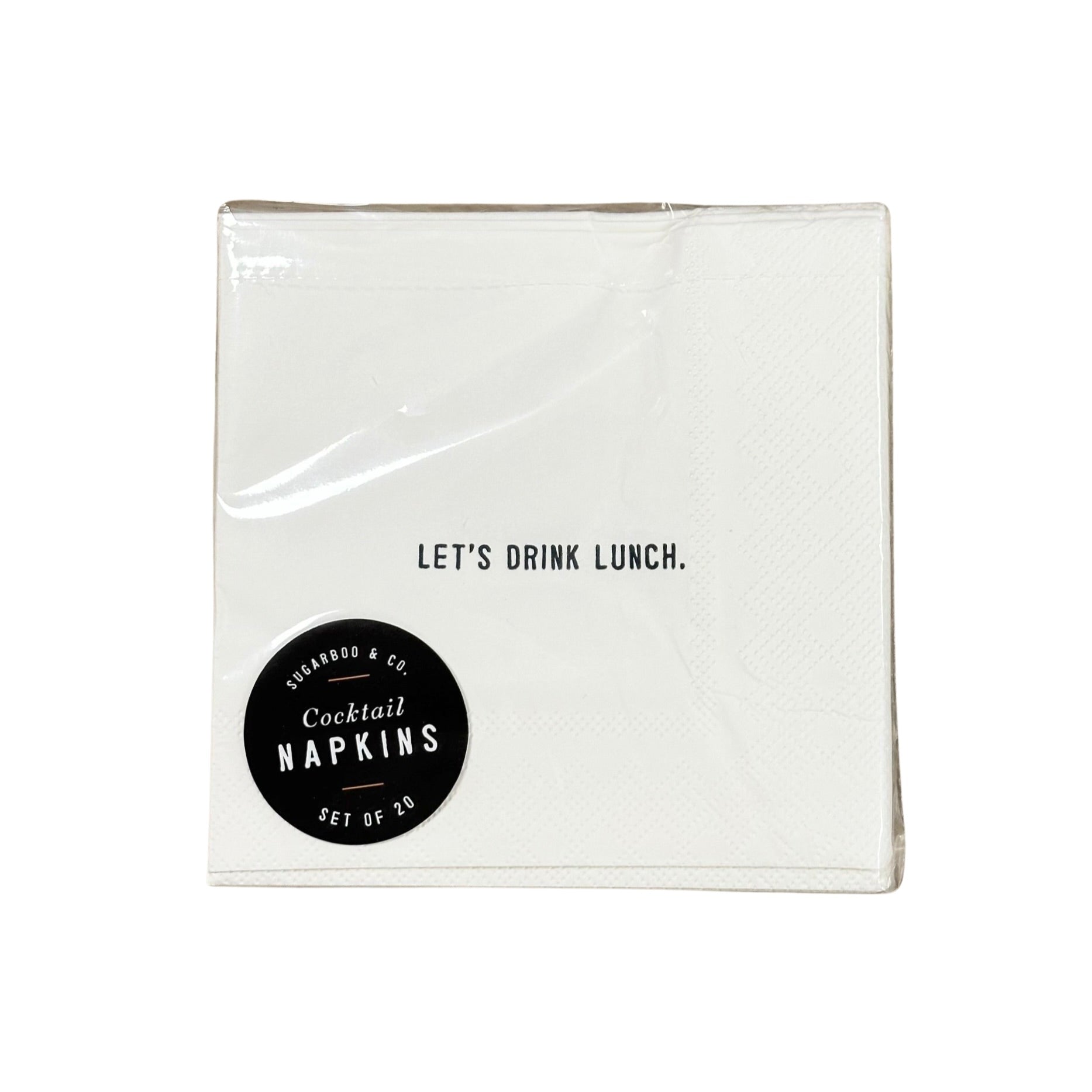 Cocktail Napkins: Sugar Boo & Co. Assorted Phrases