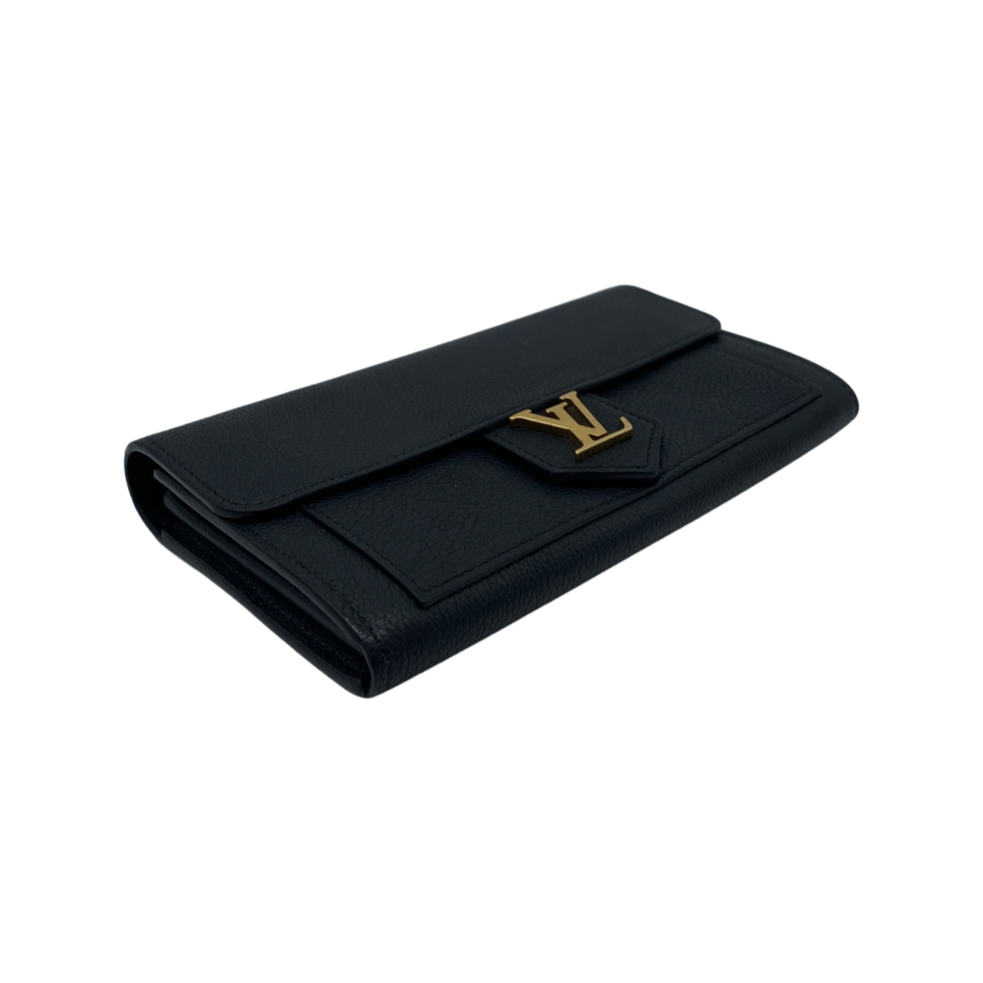 LOUIS VUITTON: Calfskin Lock Me Wallet