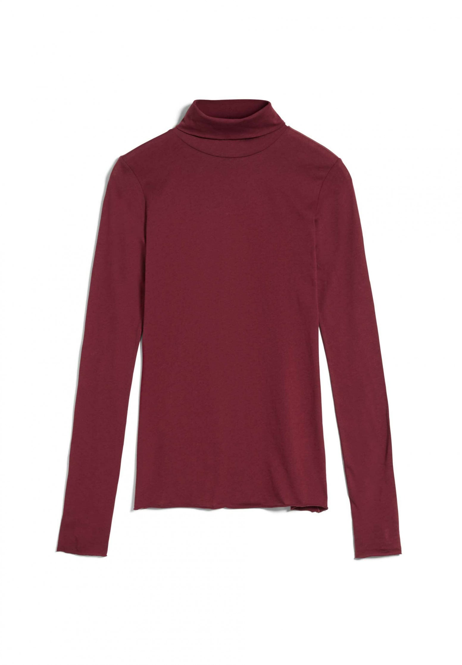 MALENAA Turtleneck Pullover Ruby Red