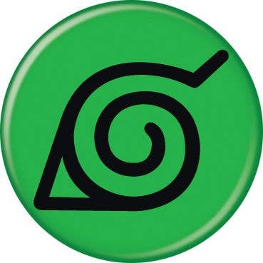 Naruto Leaf Village Buttons 1.25