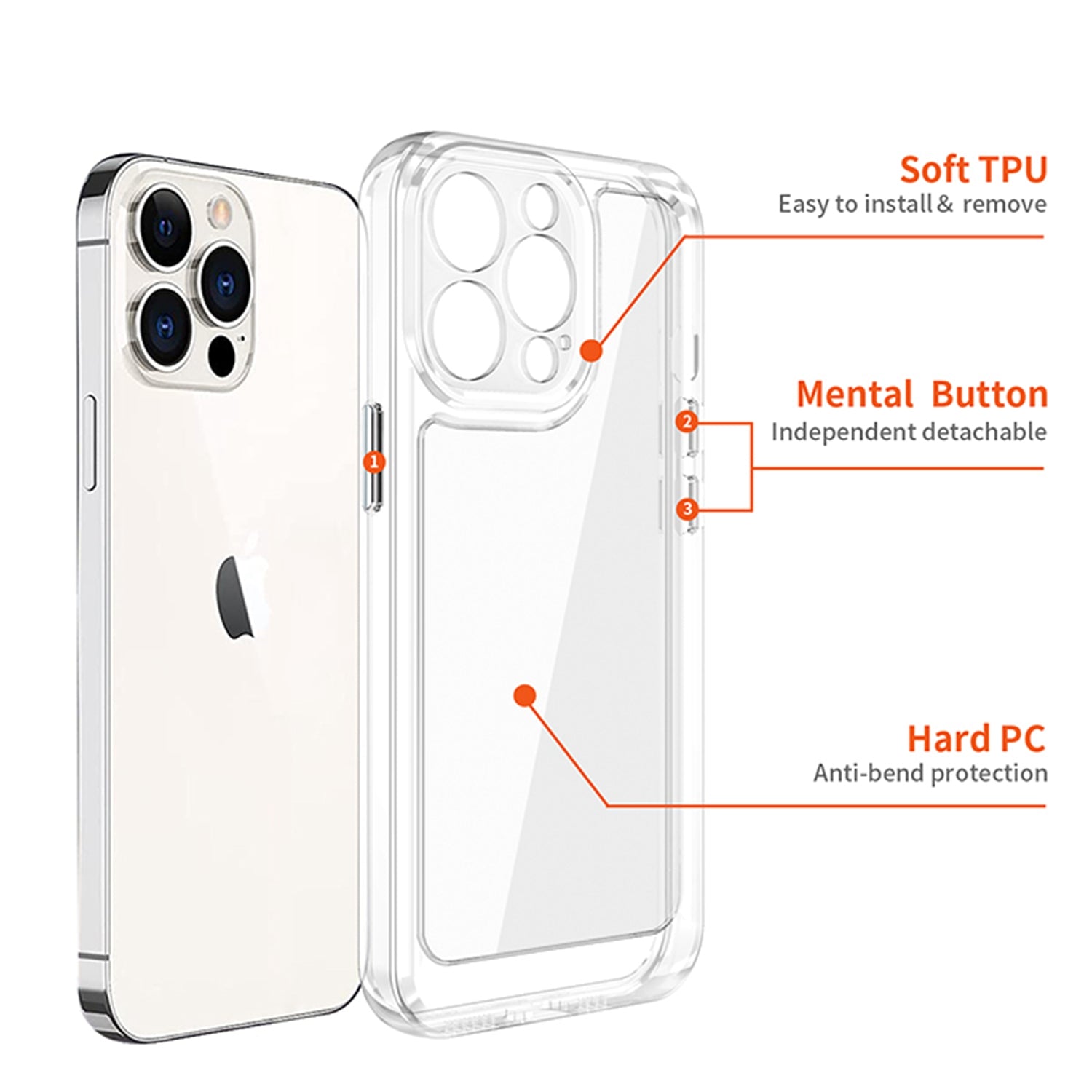 iPhone 8 Plus/7 Plus SpaceX Ultra Transparent Tone Case Clear (Sale)