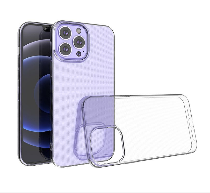 iPhone XR Simple Basic Minimalistic Transparent Clear Thick TPU Case Clear