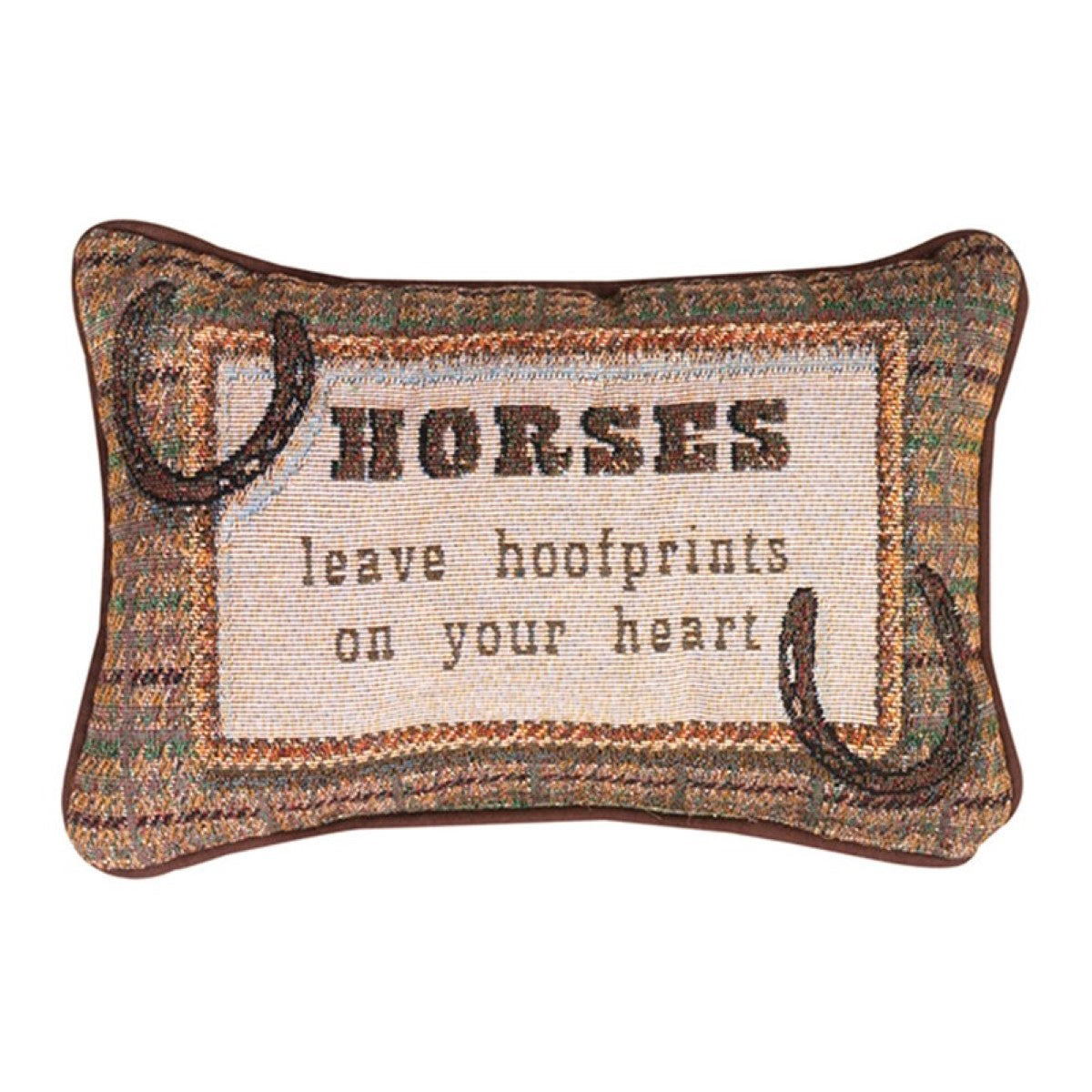 Horses Leave... Heart Word Pillow