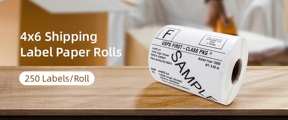 4x6 Shippig Label Paper Rolls