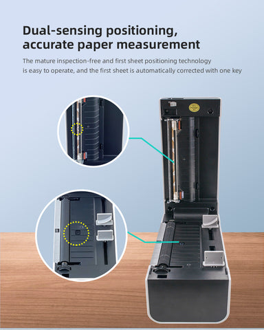 Dual-sensing positioning，accurate paper measurement.