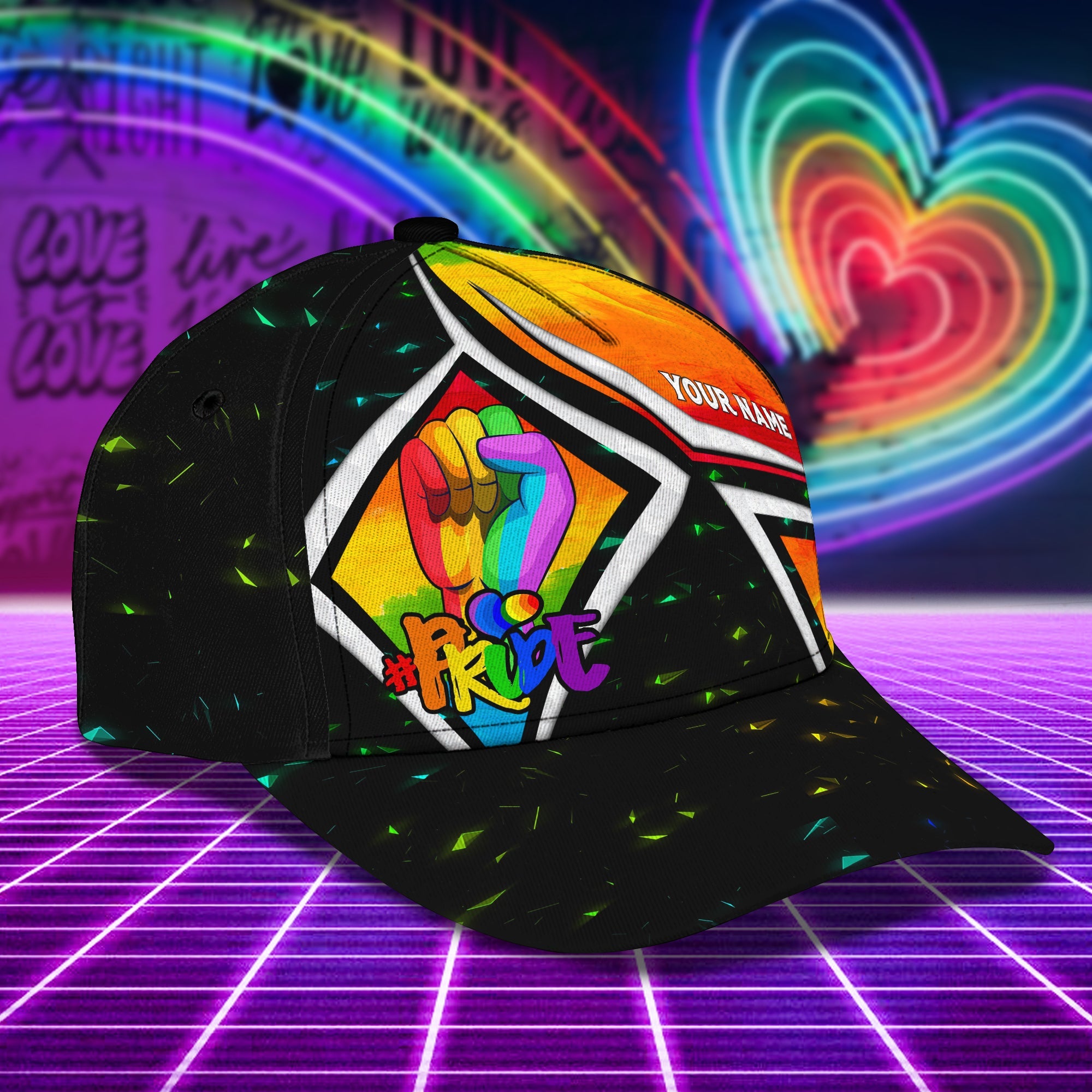 Custom Classic Cap - Personalized Lgbt Name Hat