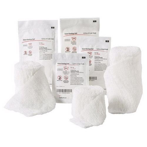 Cardinal Health Gauze Bandage Roll 3.4 x 3.6 yd, 6 ply, Sterile