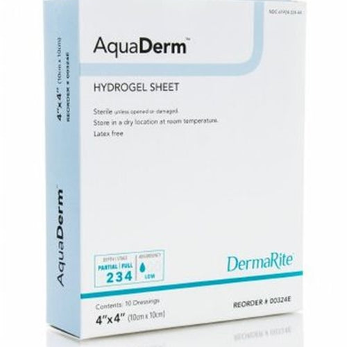 Hydrogel Sheet AquaDerm? 4 X 4 Inch Square Sterile