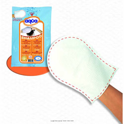 Aqua? Shampoo Pre-moistened Wash Glove