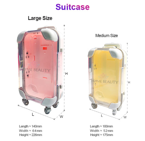 suitcase lash packaging size