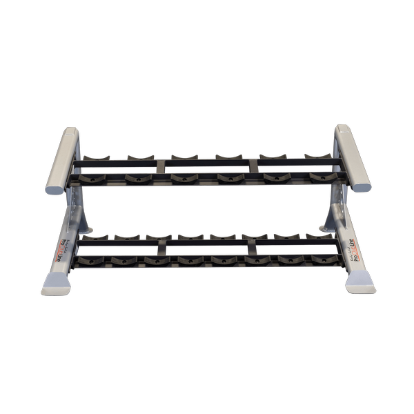 Body Solid Pro Clubline SDKR500SD 2 Tier Saddle Dumbbell Rack