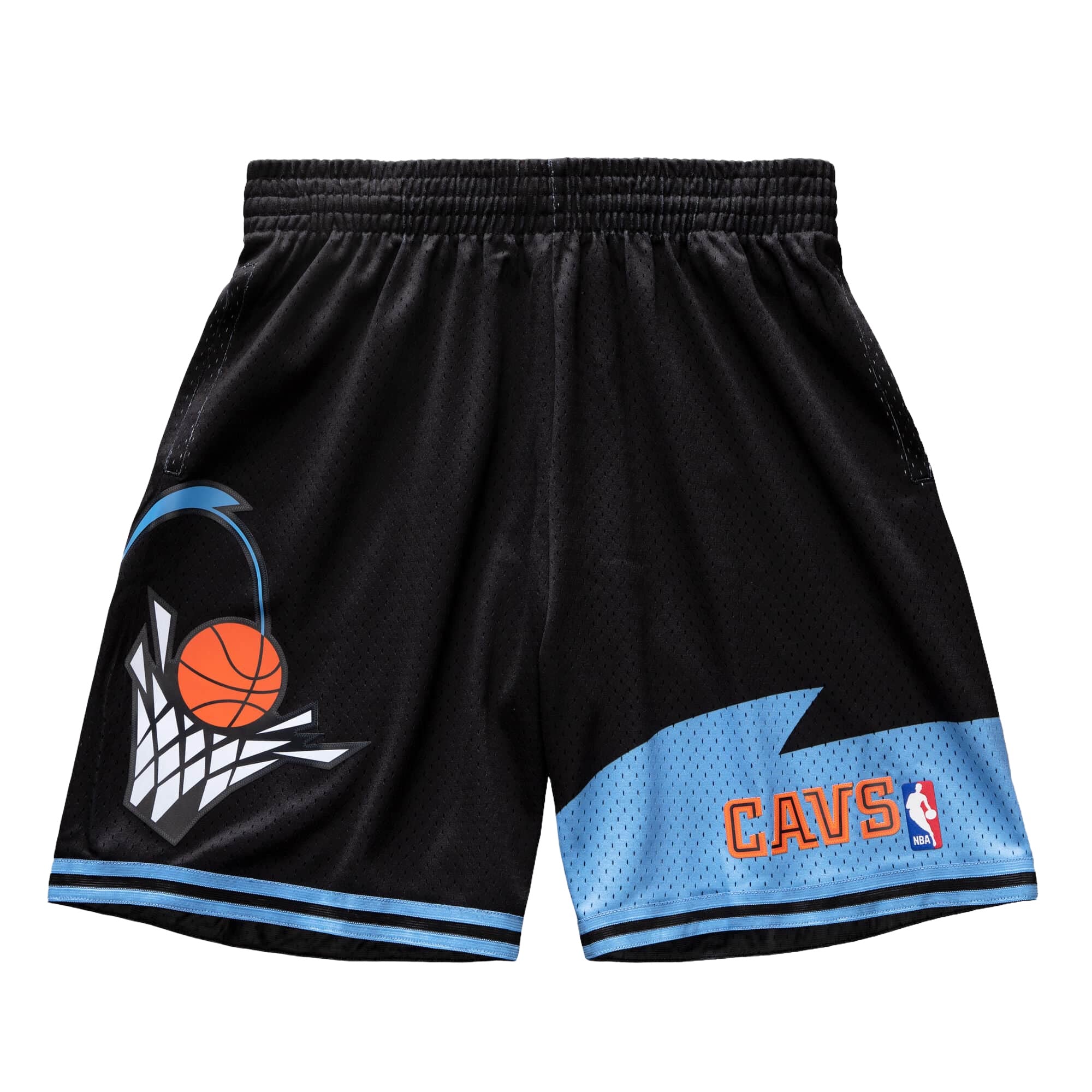 CLEV. CAVS BLACK AND SKY SHORTS