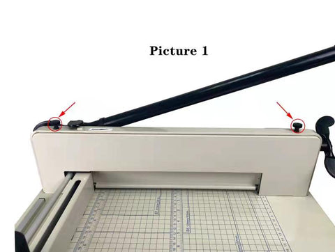 Heavy Duty Guillotine Paper Cutter Black 400 Sheets Stack Paper