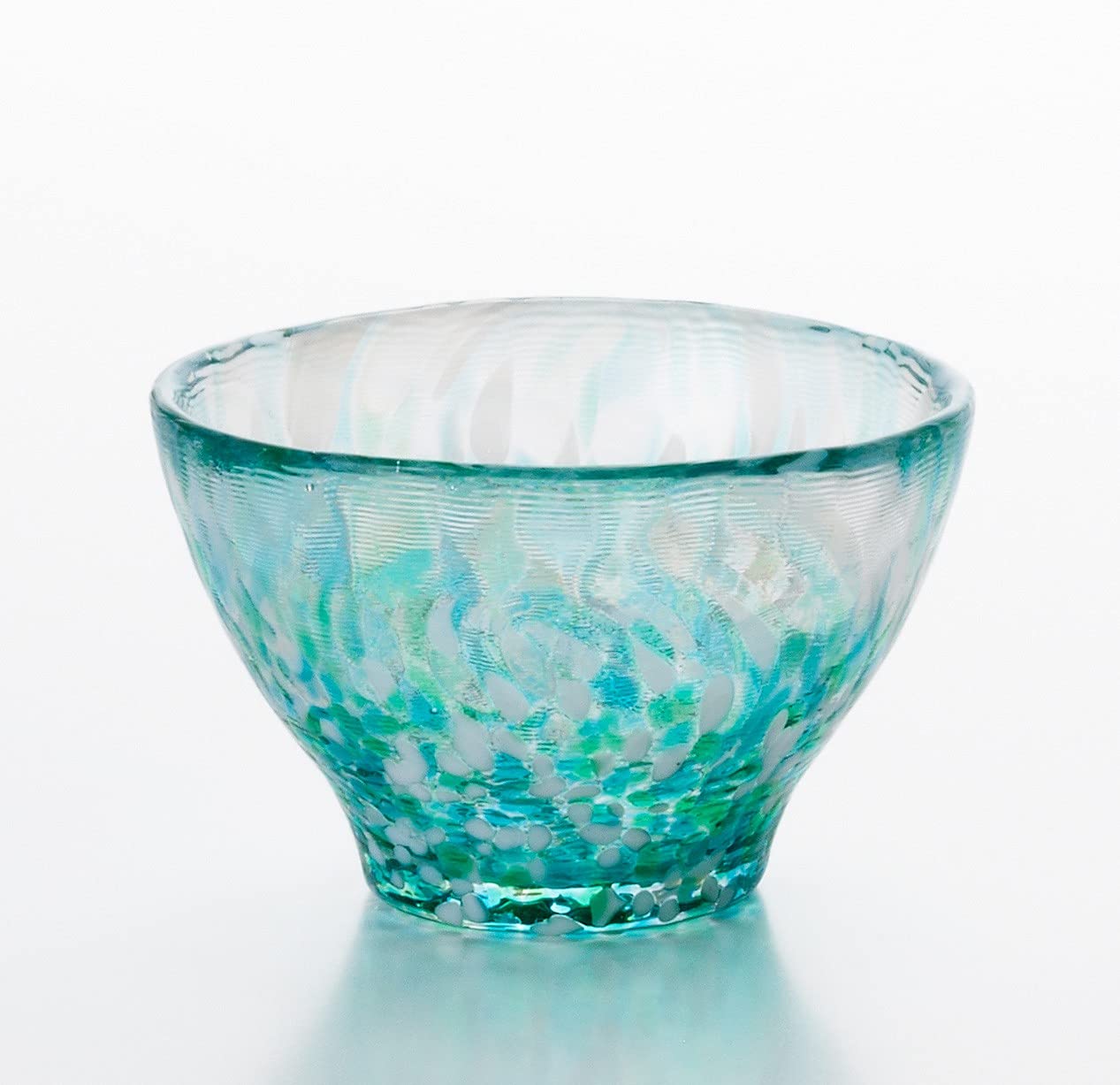 Aderia Blue Mizubasho Sake Set - Authentic Japanese Glassware