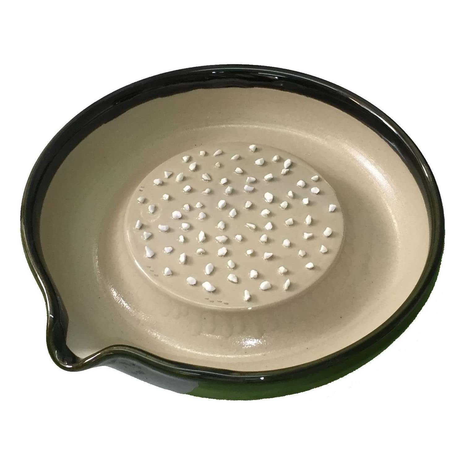 Motoshige Ceramic Grater Plate 18Cm - Authentic Japanese Craftsmanship