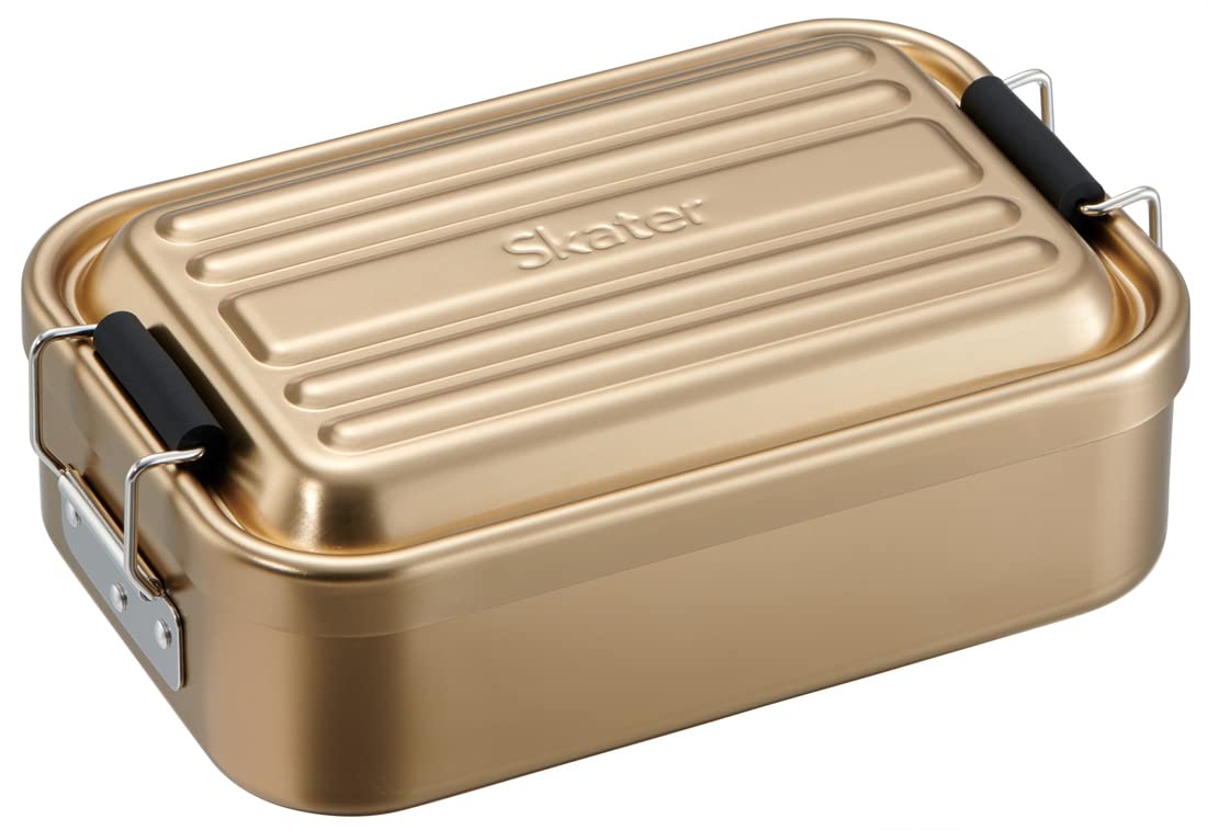 Skater AFT6B-A 600ml Bento Box Aluminum Mineral Tone Gold