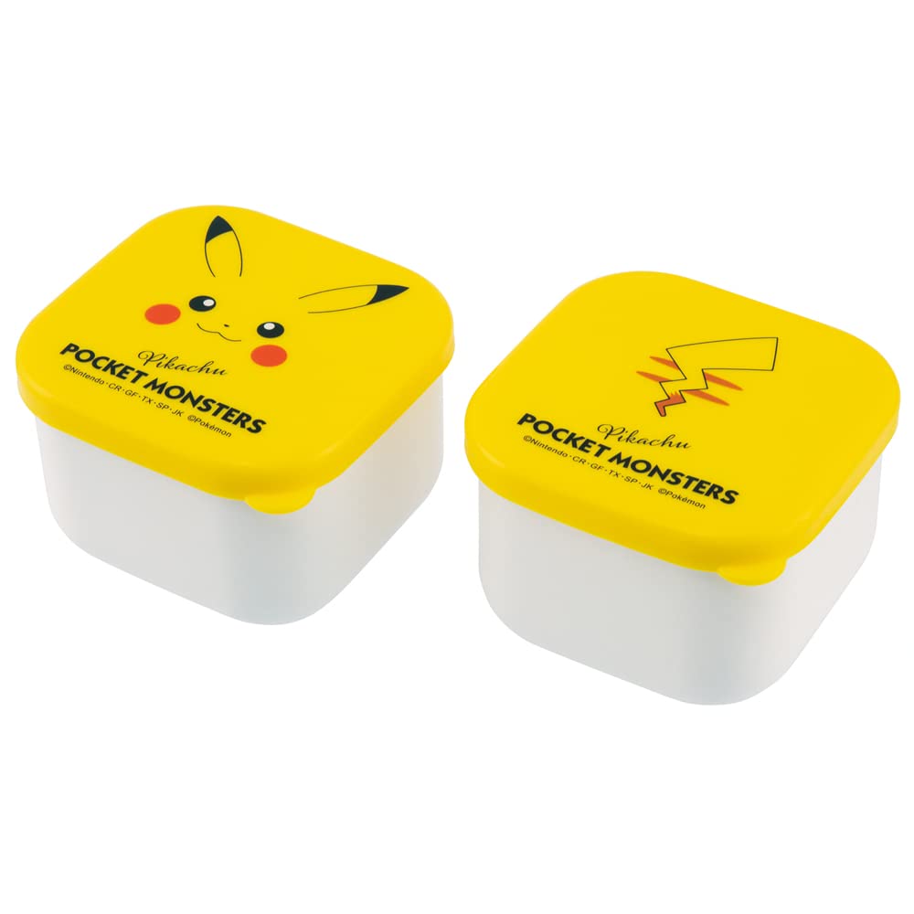 Skater Japan Pikachu Face Mini Seal Container Set - 160ml (2 Pack)