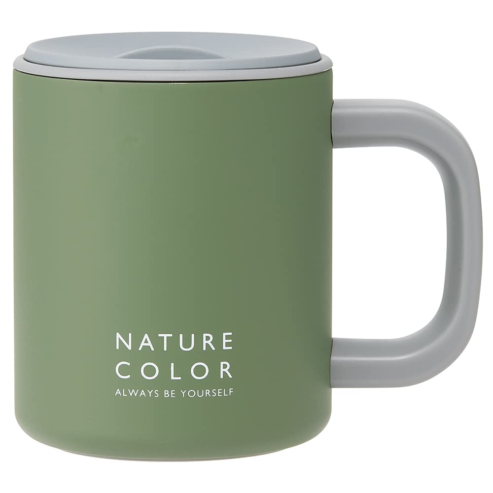 Skater STMG4N-A Thermal Mug 330ml Stainless Steel Sage Green Insulated Double Layer