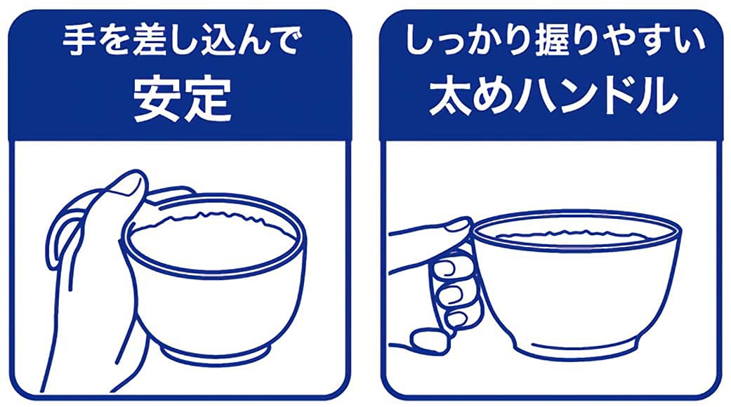 Skater Woodgrain Tea Bowl 370ml w/ Handle Cream Japan NBL1H
