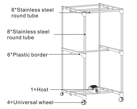 CH-50013concise home electric dryer for clothes instruction