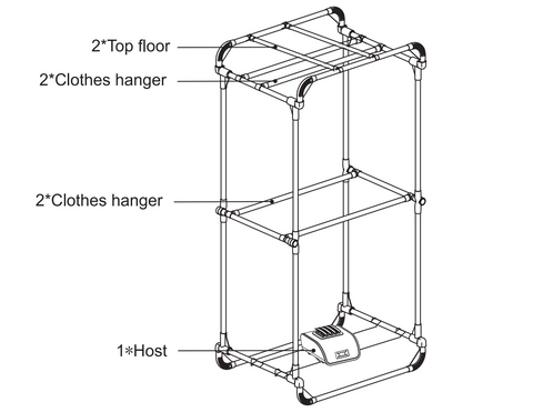 Concise Home free installation clothes dryer manual4